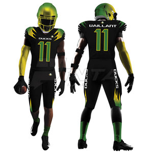 Uniforme de fútbol americano de color personalizado de alta calidad 100% poliéster hecho uniforme de fútbol americano - Product Image 4