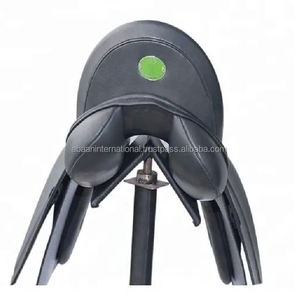 Selle d'équitation anglaise en cuir, design personnalisé, durable, best-seller, gullet interchangeable, 3 étriers - tailles et couleurs personnalisées disponibles - Product Image 5