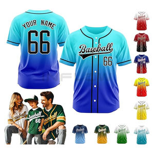 เสื้อเบสบอลเยาวชนชุดซอฟต์บอลพิมพ์ซับลิเมชันสำหรับโรงเรียนมัธยมผลิตตามสั่ง - Product Image 2