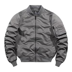Blouson Bomber Homme Personnalisé 100% Soie à Col Montant, Design Hiver Léger et Respirant - Product Image 6