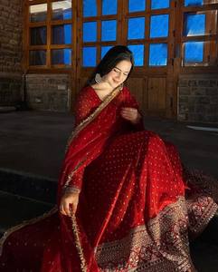 TENNECY Fully Stitched Party Wear Gown Heavy Embroidery Sequence Work Bottom Dupatta Ready-to-Wear Collection Indian Pakistani - Product Image 4