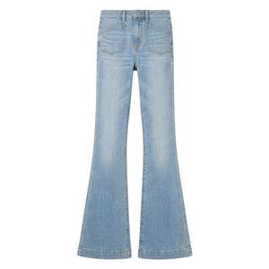 <b>Khaki</b> Flare Jeans <b>Women</b> High Waisted Front Pocket Denim Bell Bottoms Slim Fit Stretchy Tan Bootcut <b>Trousers</b> Ladies Wear - Product Image 6