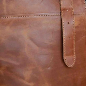 2023 logotipo personalizado estampado babero delantal alto sin mangas Chef cocinero camarero uniforme PU correa de cuero algodón lona barbacoa cocina uso - Product Image 5