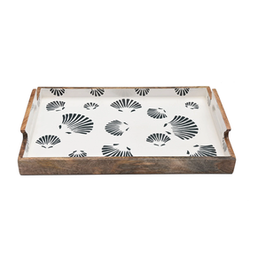 Attrayant Rectangle Forme Acacia Plateau De Service En Bois Plateau De Rangement En Bois Pour Ustensiles De Cuisine En Gros Du Vietnam Bon Prix - Product Image 1