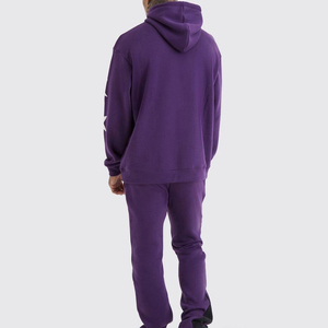 Jersey ajustado con capucha para hombre, chándal para correr, venta al por mayor, OEM, último diseño estampado de algodón, perfecto para la temporada de invierno, uso al aire libre - Product Image 2