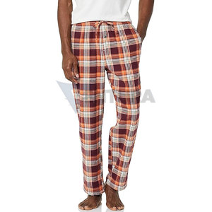 OEM Casual Men's Cotton <b>Flannel</b> Trouser Lightweight High Waist Quick Dry Breathable Summer Best Price Adult Size Customized Logo - Product Image 1
