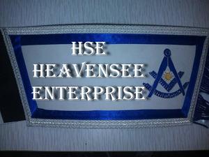 Freemason Sleeve Cuffs Regalia masónica bordada a mano para vestido ceremonial - Product Image 6