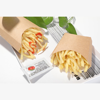 Boîtes en papier personnalisées pour hamburger frites ailes de frites togo snacks conteneur d'emballage de fast-food boîte de poulet hamburger à emporter