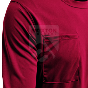 T-shirt élégant en coton 100% pour hommes, tissu tricoté doux et confortable pour des tenues décontractées quotidiennes - Product Image 4