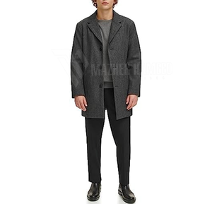 เสื้อคลุมตัวยาวผ้าวูลตัวยาวสำหรับผู้ชายเสื้อโค้ทตัวนอกสไตล์ทางการสำหรับฤดูหนาวเสื้อโค้ทตัวยาวของผู้ชาย2025 - Product Image 4