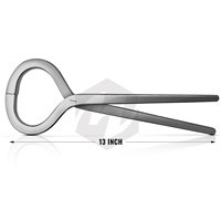 Testeur de sabots pour chevaux, 13 pouces, en acier inoxydable chirurgical de qualité vétérinaire, autoclavable, orthopédique, portable, professionnel pour ferrerons