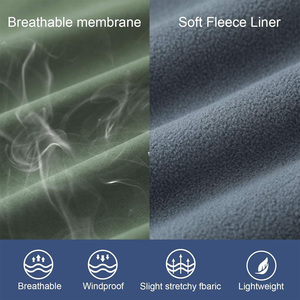 Chaqueta de esquí de invierno personalizada con tela impermeable transpirable Chaqueta de nieve OEM con etiqueta privada y logotipo de marca - Product Image 3