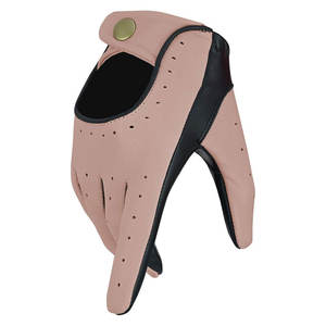 Gants de conduite en cuir d'agneau véritable à doigts entiers, pour garder au chaud, utilisation en plein air quatre saisons, respirants, durables, compatibles avec les écrans tactiles - Product Image 2