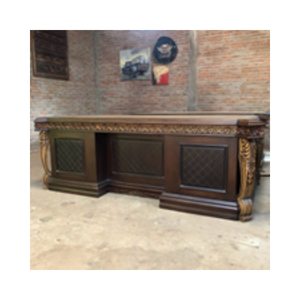 Mesa de Director de Madera de Teca Sólida, Escritorio Ejecutivo Premium con Artesanía Atemporal - Product Image 1
