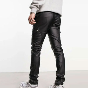 Vente en gros de pantalons en cuir pour hommes Offre Spéciale pantalons en cuir aux couleurs uniques pour hommes - Product Image 2