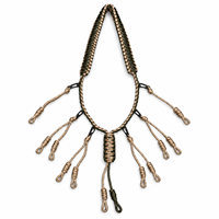 Cordon de maintien en nylon pour le sonnettoir de chasse, étanche haute pression, avec ajustement réglable au cou et plusieurs passants anti-chute