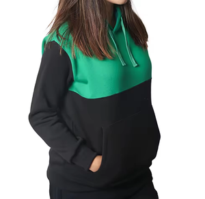 Sweat-shirt à capuche oversize en molleton de coton, décontracté, avec logo personnalisé, vêtements de sport actifs pour femmes, toutes tailles - Product Image 4