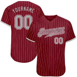 เสื้อเบสบอล/ซอฟต์บอลผู้ใหญ่แบบยูนิเซ็กซ์ ผ้าตาข่าย พิมพ์ลายดิจิตอล ปักลายตามสั่ง ปิดด้วยกระดุม ระบายอากาศได้ดี แห้งเร็ว ซึมซับเหงื่อ - Product Image 1
