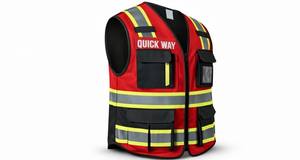 เสื้อกั๊กนิรภัยสะท้อนแสงมองเห็นได้ชัดเจนสำหรับงานก่อสร้างและใช้งานในอุตสาหกรรมอย่างรวดเร็ว - Product Image 4