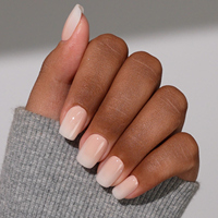 Lot de faux ongles carrés courts réutilisables, vente en gros, couleur unie nude ombré, en gel souple, ongles artificiels à presser personnalisés avec colle