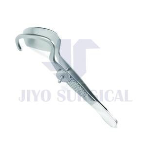 Pinzas de entropión de 3,5 pulgadas Snellen, instrumento manual de abrazadera quirúrgica oftálmica, acero inoxidable con material plástico - Product Image 4