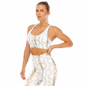 Ensemble de yoga pour femmes de haute qualité, respirant, personnalisé, avec motif à carreaux, taille élastique, 1 pièce, marque privée, prix bas - Product Image 3