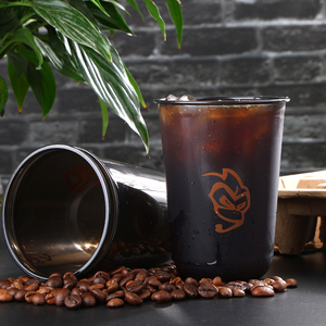 Custom PET <strong>Plastic</strong> <strong>Cup</strong> Logo Printed 12oz 16oz Cold <strong>Drink</strong> Clear <strong>Plastic</strong> <strong>Cup</strong> for Cold Beverage Cold Coffee <strong>Drink</strong> - Product Image 3