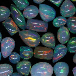 Gemas Mehrajudin de Calidad AA, Opal Blanco Welo de Rajasthan, Certificadas por Terceros, Corte Brillante, Gemas Naturales Sueltas para Joyería - Product Image 1