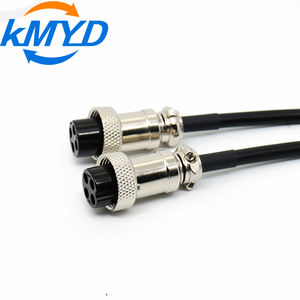 ขั้วต่อสายไฟแบบ GX16 สำหรับงานการบิน ตัวเมีย 4 ขา พร้อมสายเคเบิลยาว 150 มม. สำหรับไฟเวที LED โมดูลจอแสดงผล และระบบควบคุม - Product Image 3