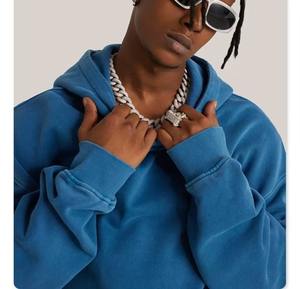 Design Logo Noir 800 Gsm Surdimensionné Vintage Wash 1000 Gsm Blanc Hommes Vintage Heavyweight 900 Respirant O-Neck Short T-Shirt - Product Image 2