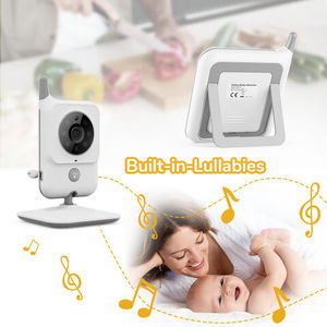 Meilleure vente Moniteur pour bébé Caméra IP FHD 1080P, colliers flexibles Moniteur de température et détection de cri de bébé Caméra de vision nocturne - Product Image 6