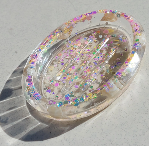 Plateau de porte-savon en résine de qualité supérieure/artisanat de conception de vidange de plat porte-savon en résine de conception attrayante - Product Image 2