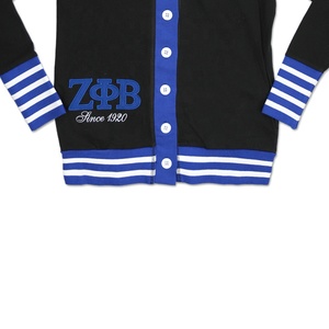 Design Your Sweaters High Quality <b>Fabric</b> Knitted Logos Sororities and Fraternity Sweaters Cardigans - Product Image 5