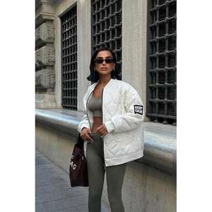 Chaqueta Bomber Acolchada Extra Grande para Mujer Alisa 7058 -08 - Product Image 6