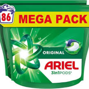 Pour Ariel Original tout-en-1 PODS détergent à lessive jasmin liquide de lavage parfumé 86 lavages élimination des taches exceptionnelle 1 - Product Image 2