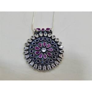 Collar de Plata de Ley 925 con múltiples piedras preciosas, colgante de piedras preciosas naturales para compromiso, aniversario, accesorio de moda - Product Image 5