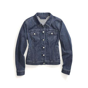 Chaquetas Vaqueras para Mujer al por Mayor, Personalizadas, Elásticas, Transpirables, Resistentes y Antimanchas, Color Negro, con Servicios OEM - Product Image 1