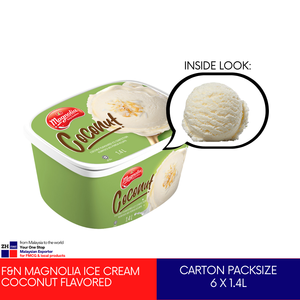 ไอศกรีมมะพร้าวแมกโนเลีย1.4ลิตรอ่างน้ำมะพร้าวแบบดั้งเดิมที่แปลกใหม่ภาชนะผสมแช่แข็งฮาลาล F & N มาเลเซีย - Product Image 2