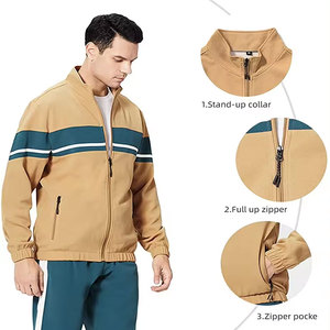 Vêtements de sport survêtements d'entraînement en polaire Gym Fitness Tech ensemble deux pièces pour hommes survêtement de jogging pour hommes - Product Image 6