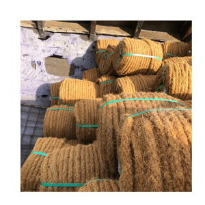 Twisted Brown Coir Rope from Coconut <b>Fiber</b> Biodegradable Eco Friendly Rope for Garden Export Use - Product Image 5