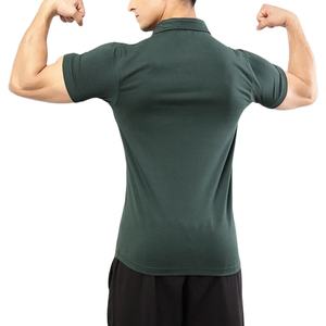 Camiseta Deportiva de Manga Corta con Cuello Redondo y Logotipo Personalizado, Estilo Casual, Color Sólido, Mangas con Ribetes, Corte Regular, 100% Algodón, Gran Venta de Primavera - Product Image 2