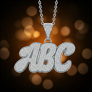 Star Dust 925 plata esterlina estilo religioso laboratorio crecido diamante chapado en oro Hip Hop colgantes de moda encantos - Product Image 2