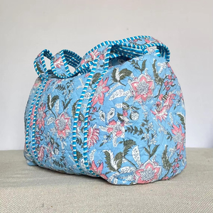 Bolsa de lona de viaje Bohemia para mujer, bolsa de gimnasio de mano de fin de semana, forro de algodón, lavable, duradero, hombro Natural, Invierno - Product Image 1