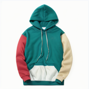 Pull à capuche surdimensionné 100% coton pour hommes coupe ample Bangladesh Style vintage Logo brodé sur le devant Service OEM d'hiver - Product Image 1