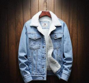 <b>Men's</b> Denim Sweatshirt Jacket Comfortable Cozy Outerwear Hip Hop Denim <b>Hoodie</b> for <b>Men</b> - Product Image 1