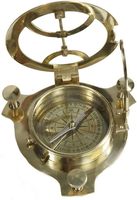 Modern Compass Navigational Brass Pocket Nautical Instrument Polished Home Decoration Wedding