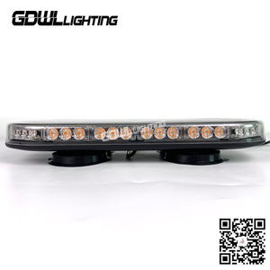 New ECE R10 R65 IP65 126W DC10-30V CE Certified 1 Year Warranty Car <strong>Rooftop</strong> <strong>Flashing</strong> LED Mini Light Bar Magnet Mount Light - Product Image 4