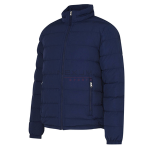 Veste d'hiver matelassée pour hommes, dernière veste en duvet à bulles pour hommes avec logo personnalisé, vente en gros - Product Image 2