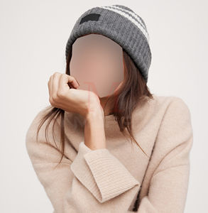 Bonnet en tricot tie-dye chaud d'hiver de qualité supérieure, respirant, logo brodé personnalisé, vente en gros OEM - Product Image 6