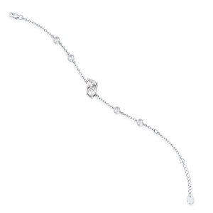 REYES Bracelet chaîne en diamant de laboratoire de haute qualité 2.2 carats en or blanc 14 carats 18 carats plaqué rhodium cadeau de mariage bijoux fins - Product Image 3